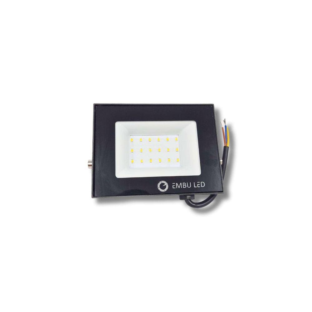 Refletor Led 30W 3000K Slim IP67 Embu Led