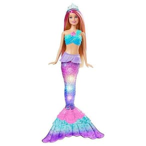 Boneca Barbie Sereia Luzes e Brilhos