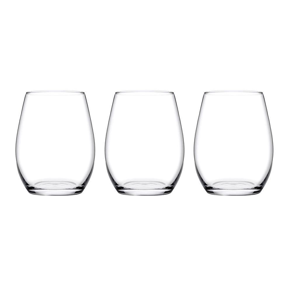 Conjunto 3 Copos Baixo Vidro 440Ml Lira Class Home