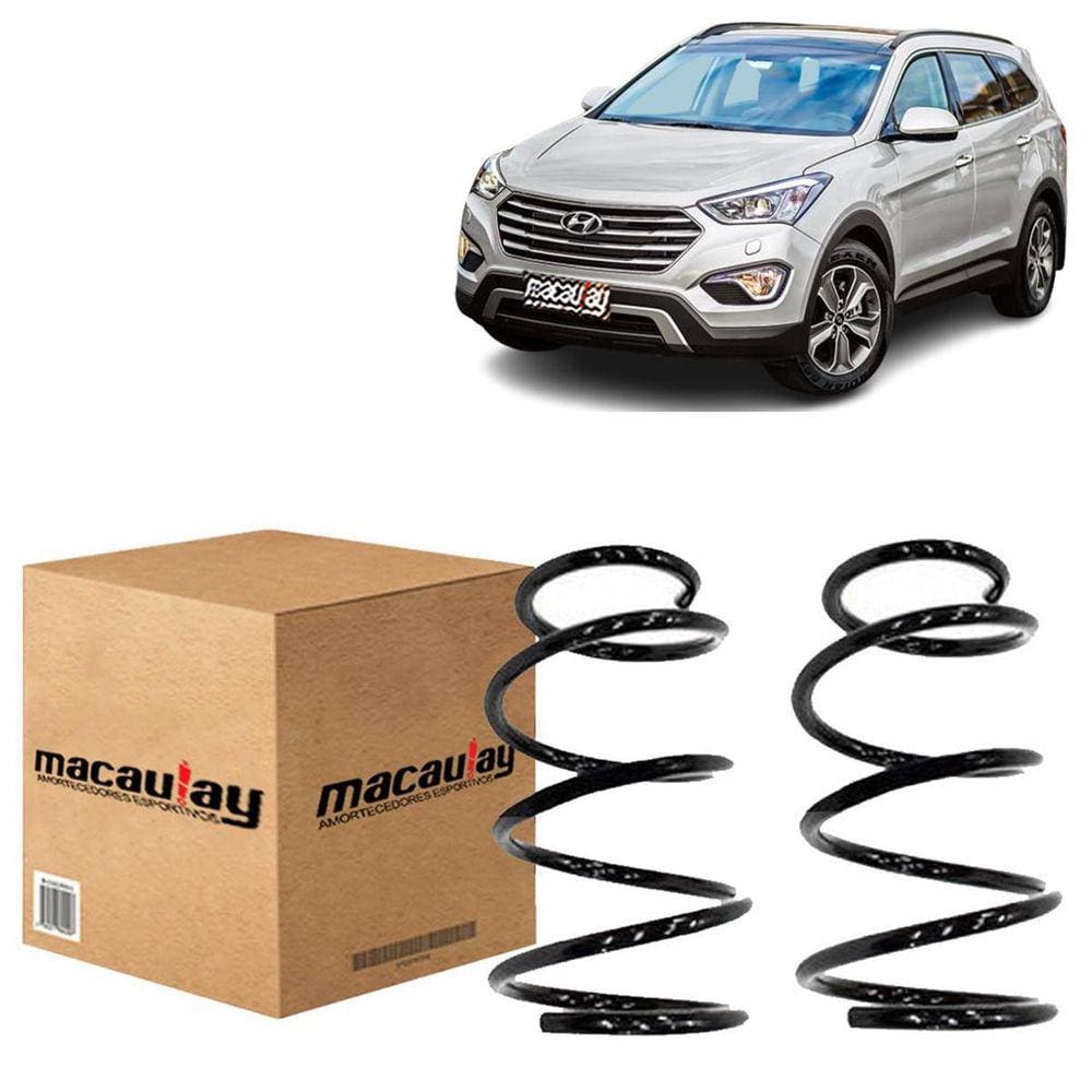 Par De Mola Convencional Traseira - Grand Santa Fé 2014