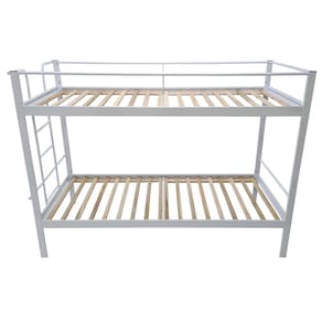 Conjunto para Quarto 1 Beliche e 1 Escrivaninha 135x75cm Completa Casa Branco