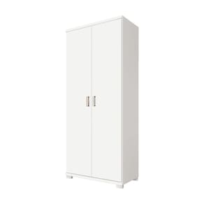 Armário Multiuso 2 Portas 188x76cm New Móveis Fazzio Branco