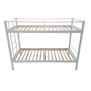 Conjunto para Quarto 1 Beliche e 1 Escrivaninha 90x60cm Completa Casa Branco