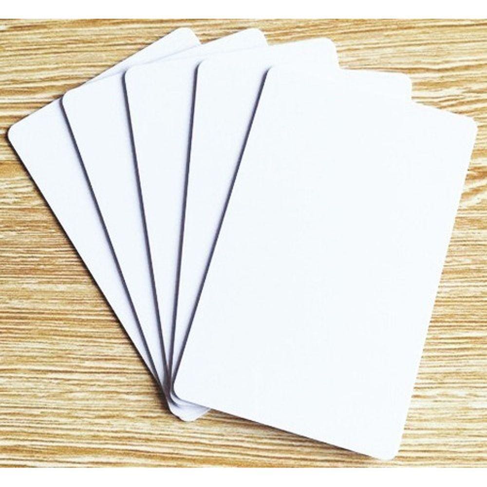 Cartão pvc Cracha Smart Card 13,56Mhz 1K ISO Fino 100 unid