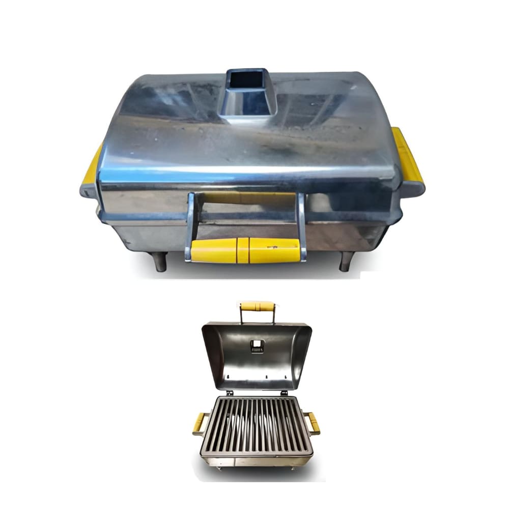 Churrasqueira A Bafo Em Aluminio Fundido