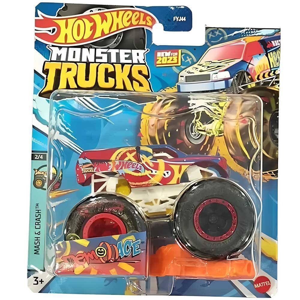 Carro Fun Hot Wheels Monte Seu Monster Truck Vermelho - F0082-6