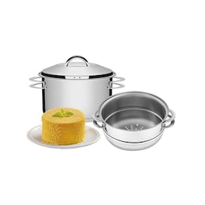 Cuscuzeira Aço Inox Solar 2 Peças- Tramontina