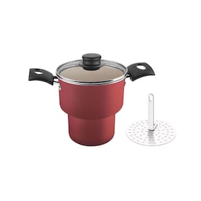 Cuscuzeira Tramontina Antiaderente 14cm Vermelha Turim