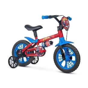 Bicicleta Infantil Homem Aranha Aro 12 Vermelho Spider Man