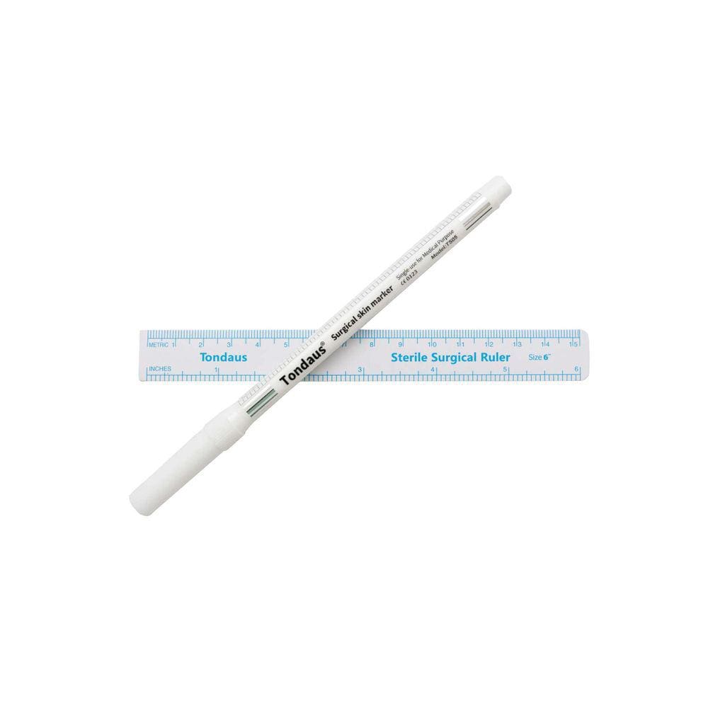 Caneta Marcação Cirurgica Tondaus 1.0Mm Branca Ts05 10 Un