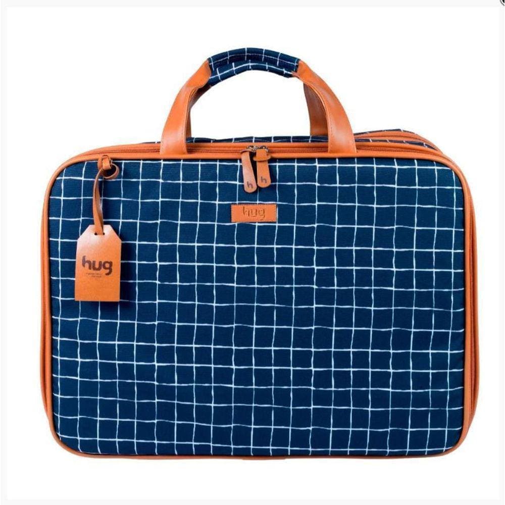 Mala De Maternidade Hug Extra Grande Mosaico Azul Marinho