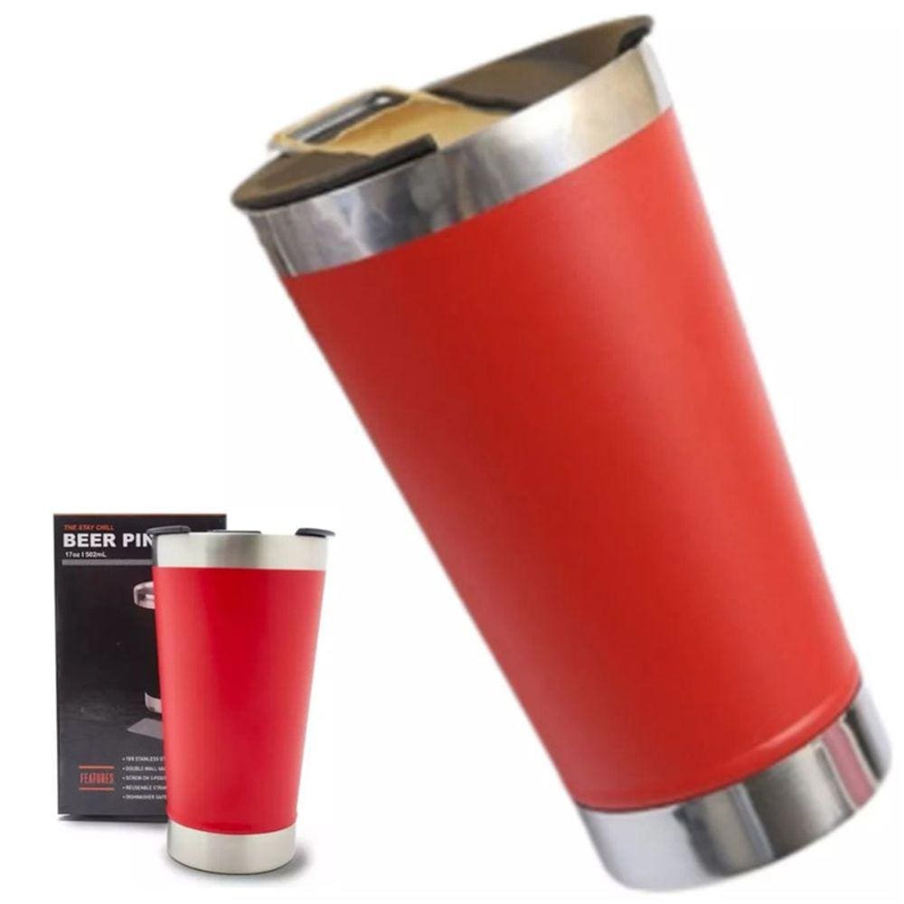 Copo Térmico 3 em 1: Cerveja, Chopp e Tereré
