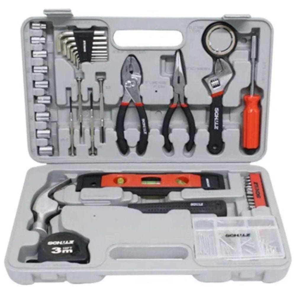 Kit Ferramenta 100 Peças: Jogo Completo de Qualidade
