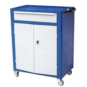 Carrinho Para Ferramentas Fechado Com 1 Gaveta Azul C-07 - F66A Fercar