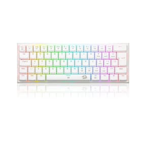 Teclado Gamer Redragon Anivia Lunar White Rgb Switch Marrom