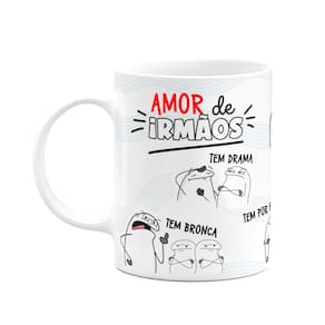 Caneca Flork Irmãos - Amor de irmãos