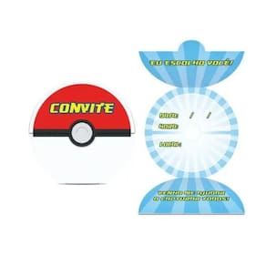 Convite P. Monsters 8 Un