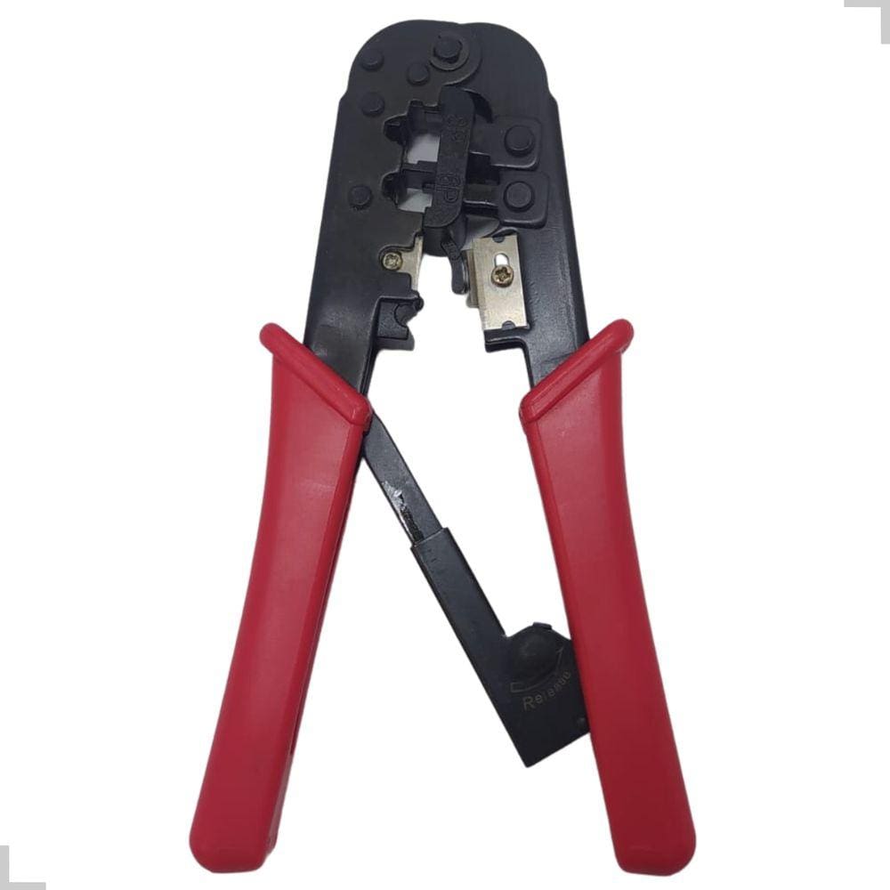 Alicate de Crimpar Com Catraca Conector Rj11 Rj12 Rj45