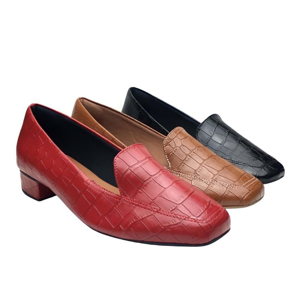 Retro Croco Cor Preto
