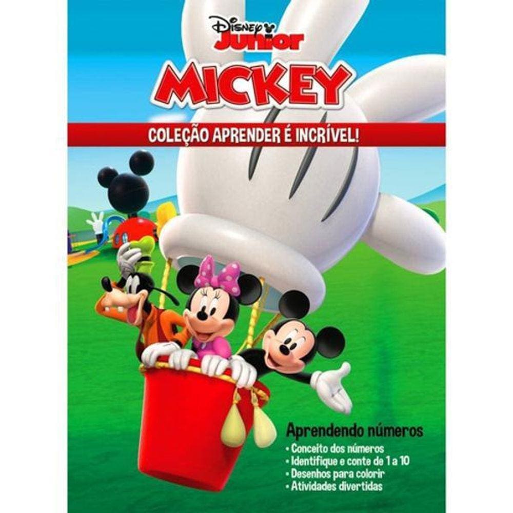 Aprender É Incrível Personagens Disney - Mickey Números