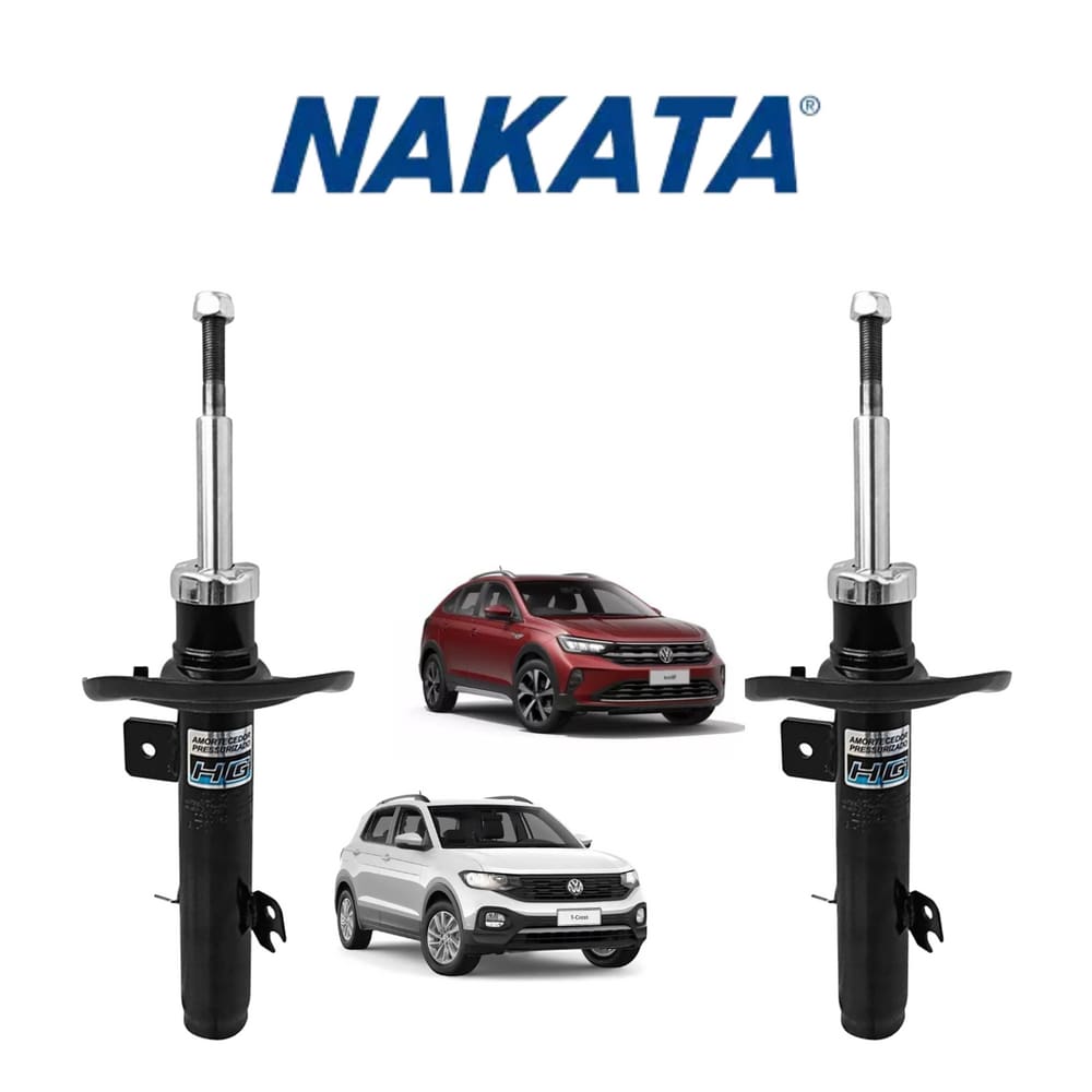 02 Amortecedor Volkswagen Nivus Dianteiro 2020 A 2023 Direito/Esquerdo Nakata