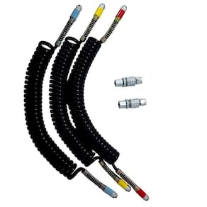 Kit Mangueira de Freio Flexível 4,5m + Engate Rápido Mão De Amigo M16
