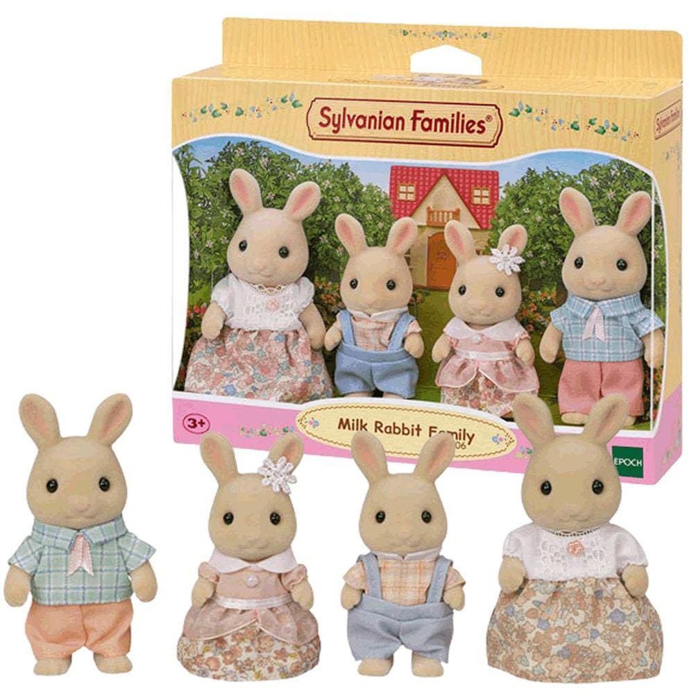 Sylvanian Families Família dos Coelhos de Leite Epoch