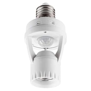 Soquete Sensor De Presença Lâmpada Bocal E27 Movimento 360º