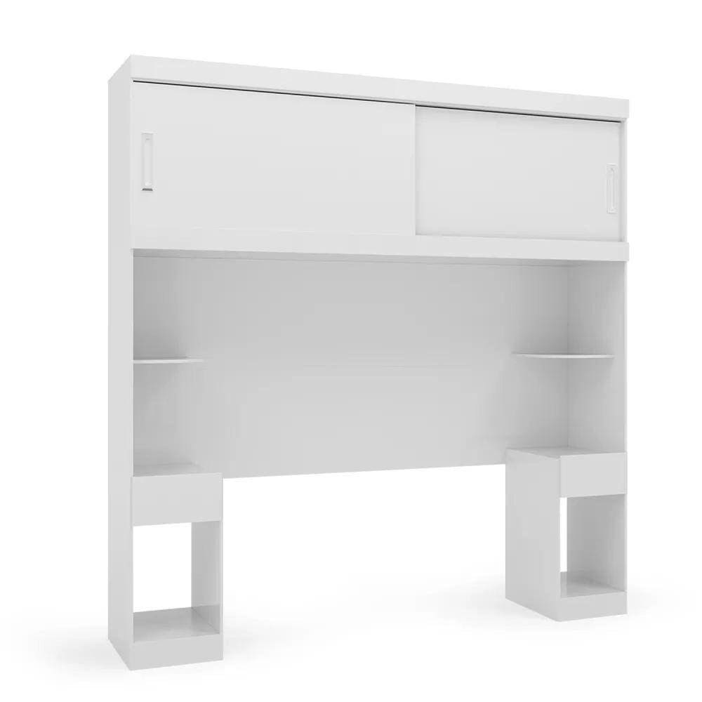 Guarda Roupa Casal Ponte 2 Portas 2 Gavetas Gênova Plus Batrol Móveis Branco