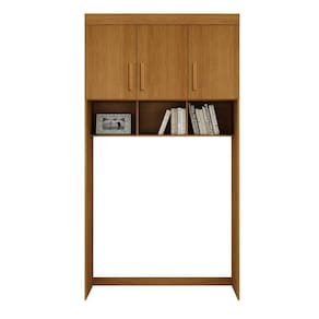 Modulado Aéreo solteiro 3 portas prateleira 1,23m - Luna-Nature - Bianchi Móveis