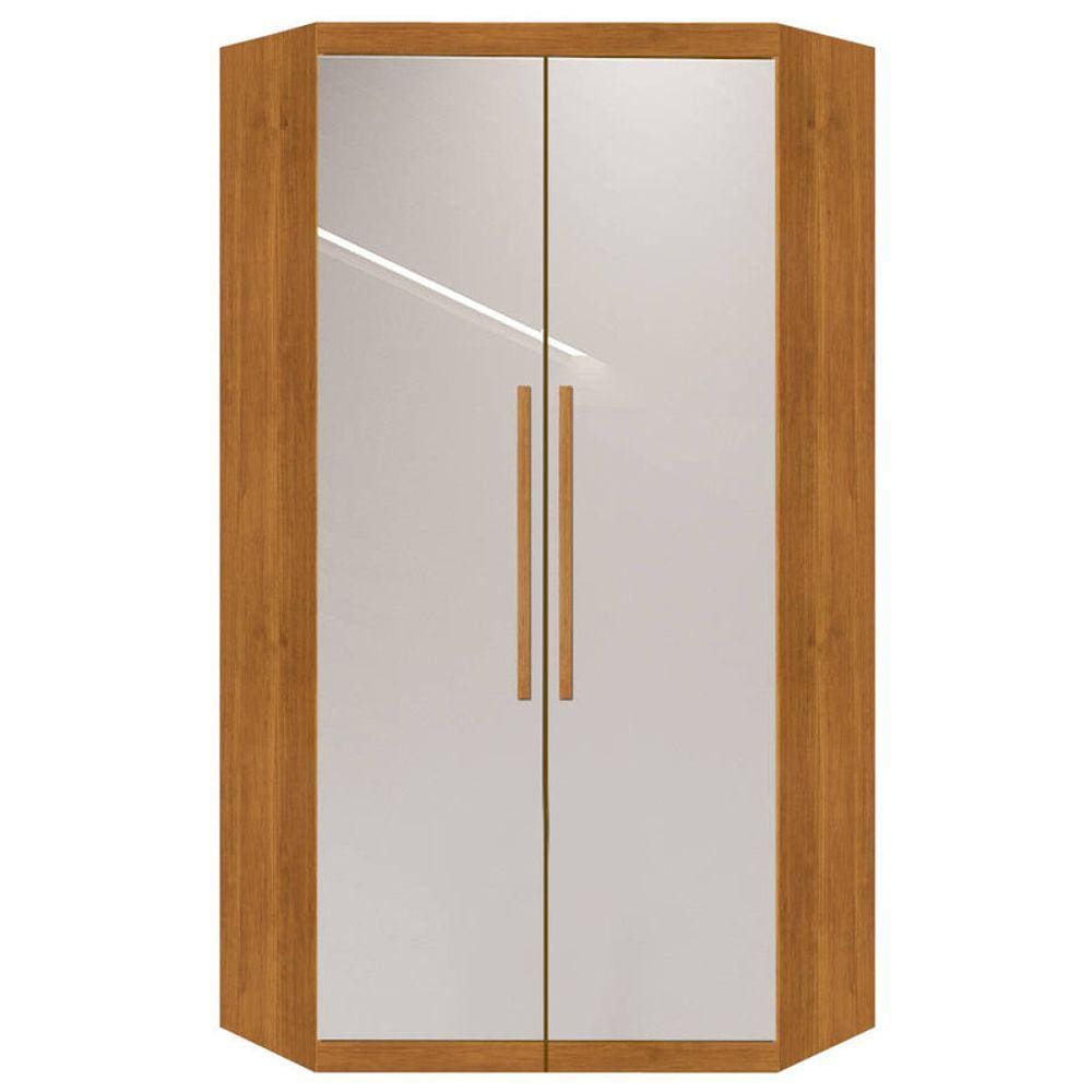 Modulado Canto Closet MDF 3 gavetas - Closet Creative-Nature/Off - Bianchi Móveis