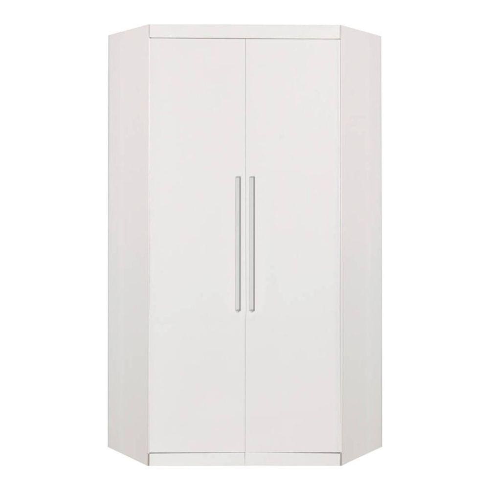 Modulado Canto Closet MDF 3 gavetas - Closet Creative-Branco - Bianchi Móveis