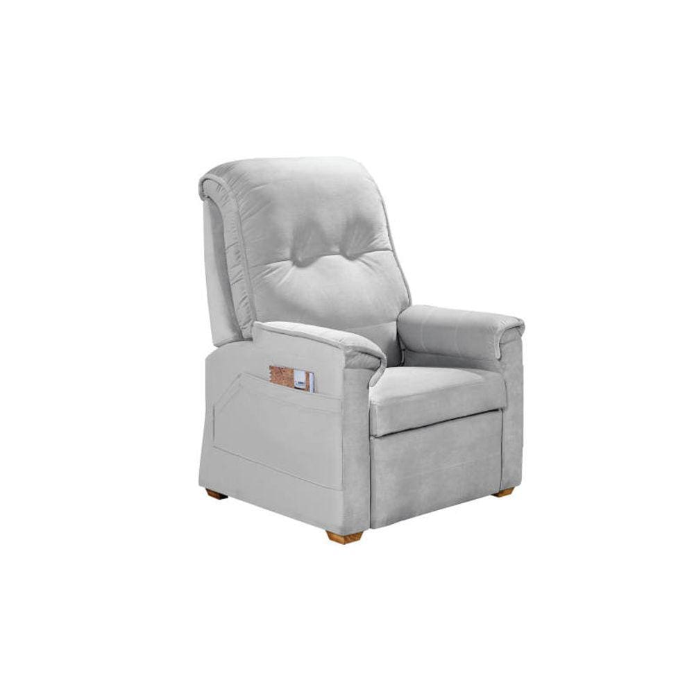 Poltrona do Papai Reclinável bolso lateral - Confort - Bianchi Móveis