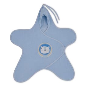 Saco de Dormir Algodão Cobertor de Lã Estrela Azul Zip Toys