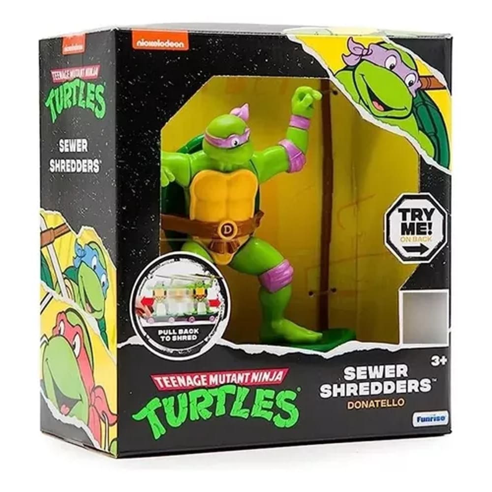 Compre As Tartarugas Ninja - Boneco Deluxe Donatello de 14cm aqui na Sunny  Brinquedos.