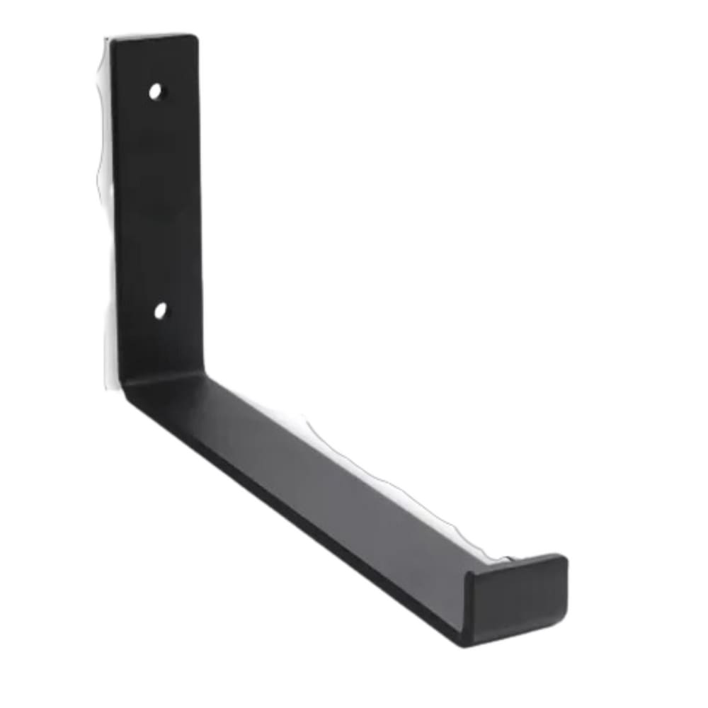 Mão Francesa Preto Suporte Para Prateleira Invertido 15cm 01 unidade