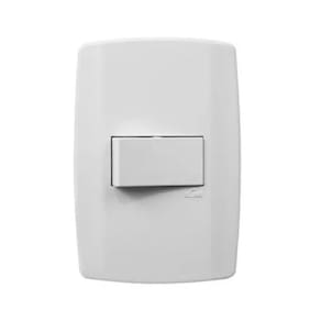 Conjunto Interruptor Simples 10A Horizontal Slim - Ilumi