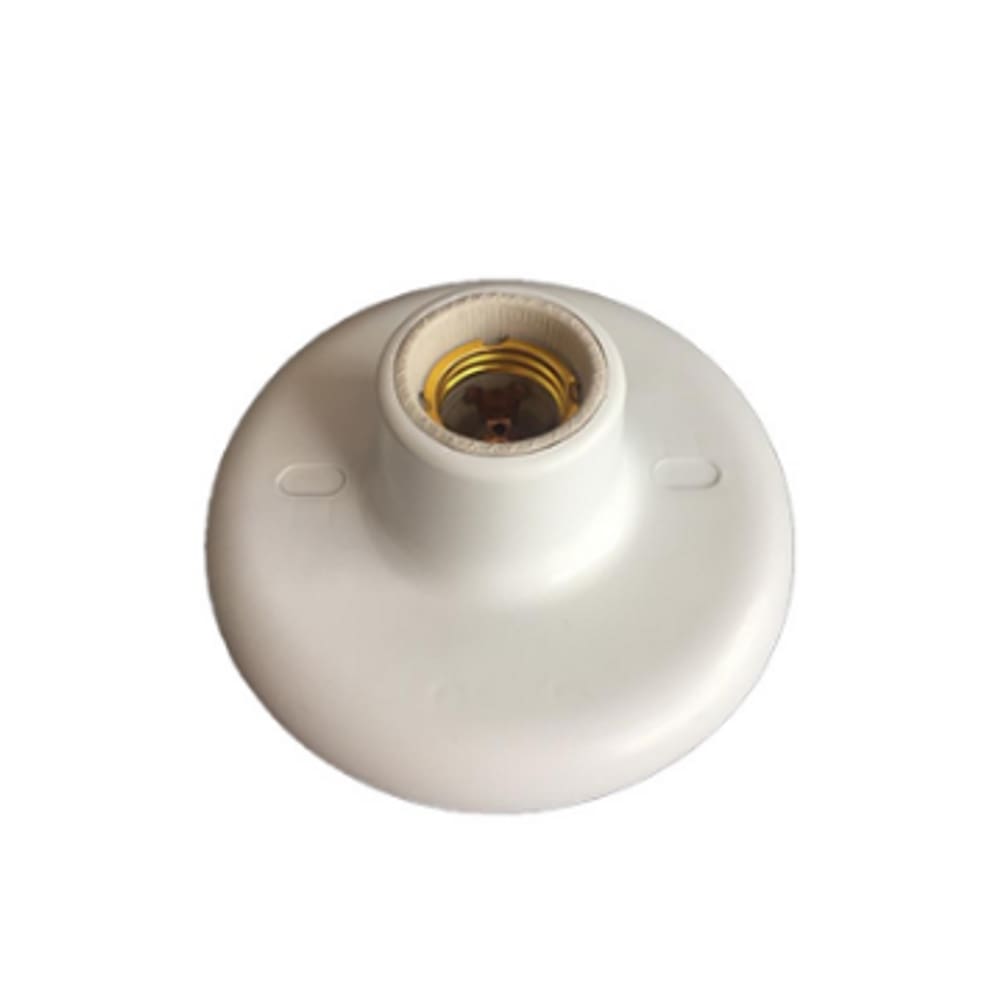 Plafon E-27 Soquete Porcelana Branco Anti-UV – OPL