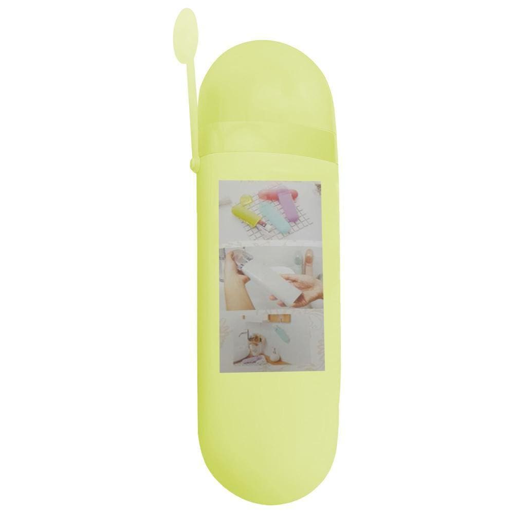 Porta Escova de Dentes N239477-5 Amarelo - Quanhe