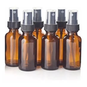 Kit 10 Frascos marrom Borrifador Spray 50ml recipiente para de cosméticos Perfumes