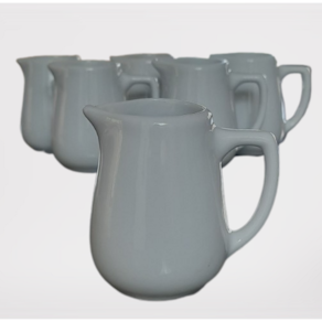Jogo 6 Jarras 60ml Master Cheff p/ molhos, caldas, temperos - Kit Porcelana Branca