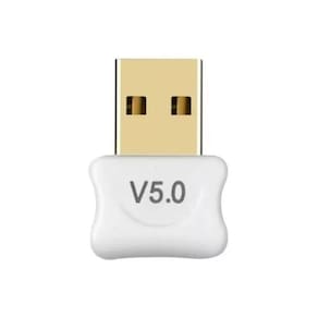 Adaptador USB Bluetooth 5.0 - Alcance de até 20 metros - Branco - AD0574W