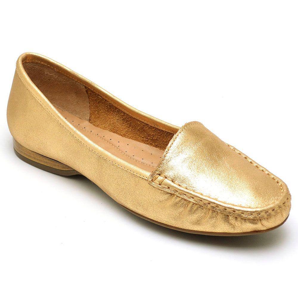 Mocassim Casual Básica Com Sola Macia Krn Shoes Para o Dia a Dia