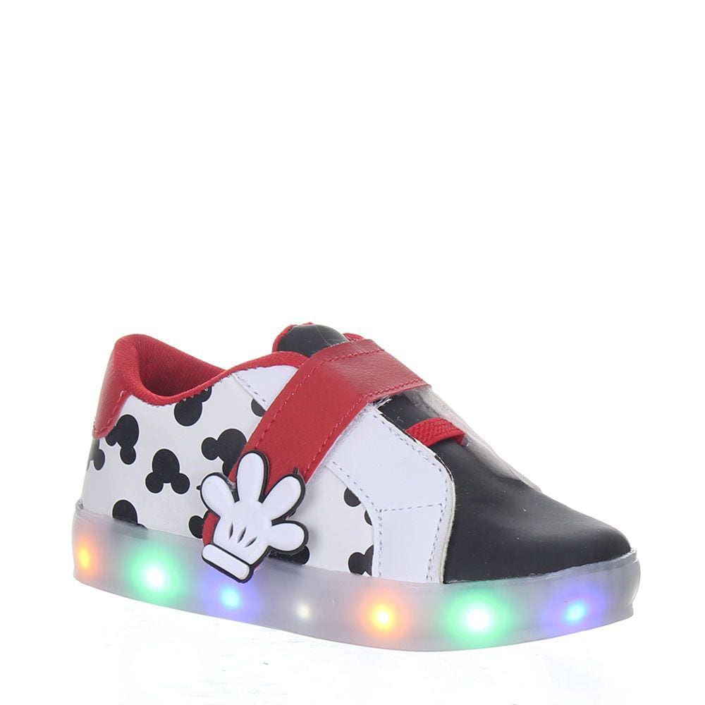 Sapato de Criança Infantil com Luzes Coloridas de Led de Menino