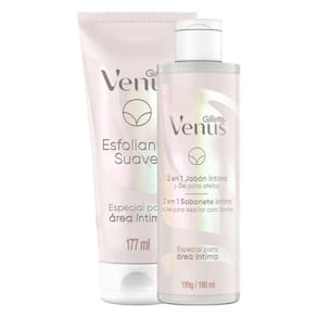 Kit Venus Intima Sabonete Líquido 190ml + Esfoliante Intima 177ml