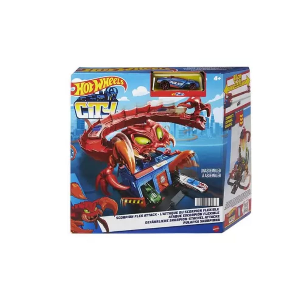 Pista Hot Wheels City Ataque Tóxico Da Cobra Serpente Slime