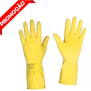 Luva Látex Impermeavel Limpeza Domestica Multiuso