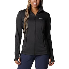 Jaqueta Columbia Park View Grid Fleece Cinza
