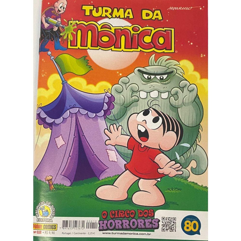Gibi - Turma Da Mônica - Ed 12 - O Circo Dos Horrores