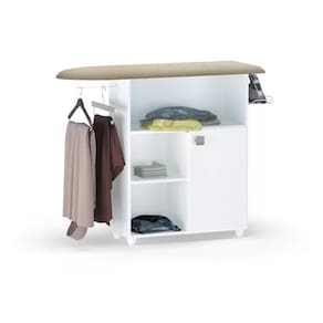 Tábua de Passar Roupa Mariana com Porta Cor Branco - AJL